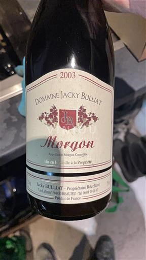 Beaujolais Morgon Domaine Jacky Billiat 2003