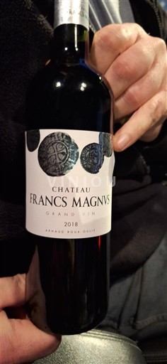 Bordeaux Bordeaux supérieur Château Francs Magnus Grand Vin 2018