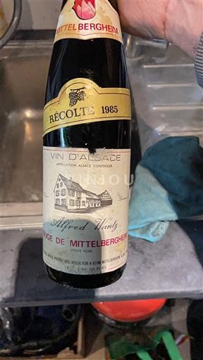 Alsace Alfred Wantz Rouge de Mittelbergheim 1985