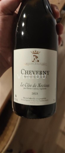 Vinhos Rouge sec Le Clos de Noziers 2023 França Vale do Loire Cheverny AOC