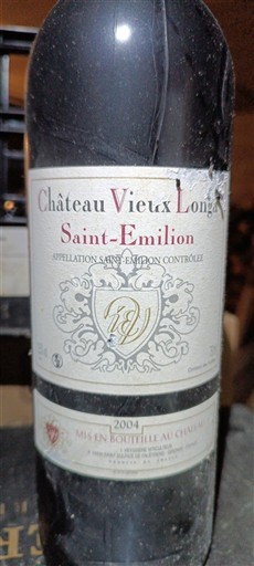 Bordo Saint-Émilion Château Vieux Longa 2004
