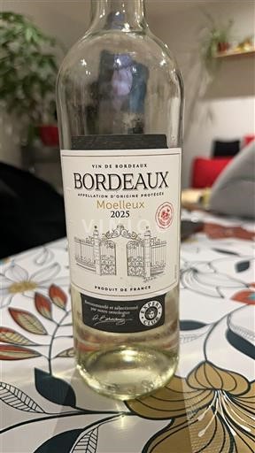 Vin Blanc moelleux FDL 2025 Francë Bordoja Bordo AOC