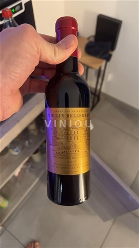 Rượu vang Rouge sec Moulin Bellegrave 2010 Pháp Bordeaux Saint-Émilion Grand Cru AOC Grand Cru