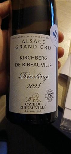 Alsace Riesling Grand Cru Cave de Ribeauvillé Kirchberg de Ribeauvillé 2023