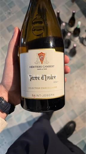 Рона долина Сент-Жозеф Cave de Tain Terre d'Ivoire Sélection Parcellaire 2021