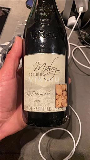 Рона долина Лирак Domaine Maby La Fermade 2023