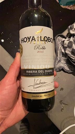 Kastilja dhe Leoni Ribera del Duero Hoya de los Lobos Roble 2015