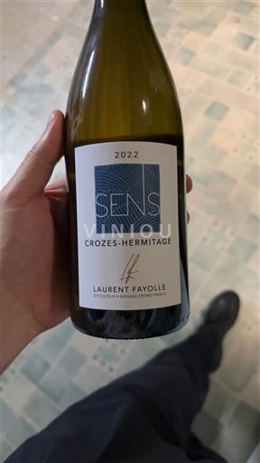 Lugina e Ronës Crozes-hermitage Laurent Fayolle Sens 2022