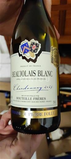 Божоље Боҗоле Domaine Pierre Folle Chardonnay Lies 2023