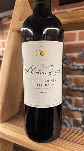 Vin Rouge sec L'Extravagant Vieilles Vignes 2019 Frankrike Languedoc Fitou AOC