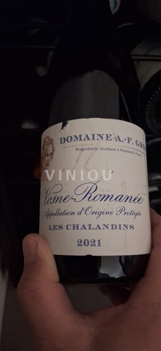 Burgund Vosne-romanée Domaine A.-F. Gros Les Chalandins 2021
