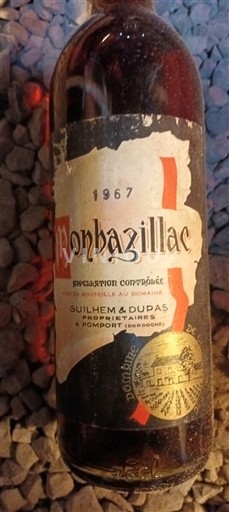 Sydväst Monbazillac Guilhem & Dupas 1967