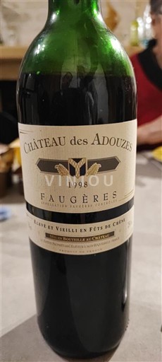 Languedoc Faugères Château Adouzes 1998