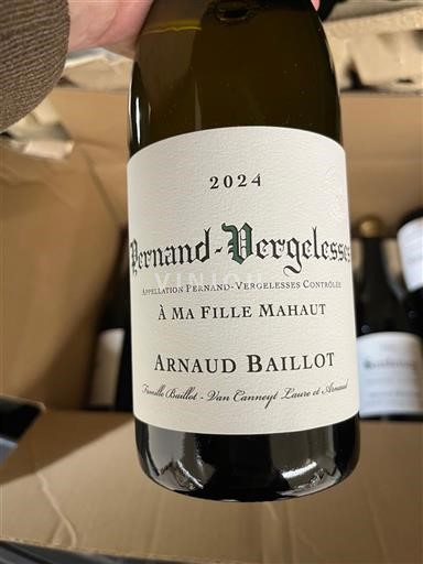 Burgundy Pernand-Vergelesses Arnaud Baillot À ma Fille Mahaut 2024