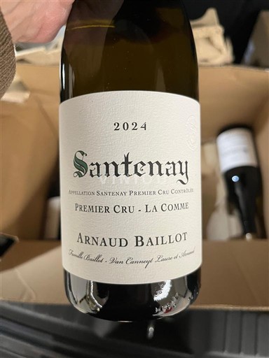 Burgundija Сантене Premier Cru Arnaud Baillot Premier Cru - La Comme 2024