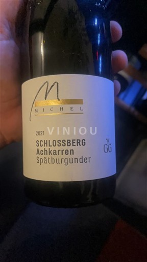 Baden Weingut Michel Schlossberg Achkarren Spätburgunder 2021