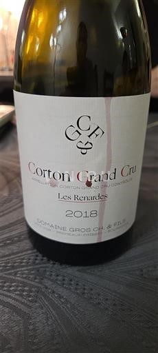 Burgund Corton Grand Cru Domaine Gros Frère et Sœur Les Renardes 2018