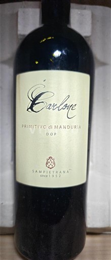 Pulia Primitivo di Manduria Sampietrana Carlone 2015
