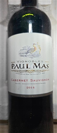 Languedoc og Roussillon Pays d'oc Vignobles Paul Mas Cabernet Sauvignon 2014