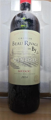 Bordo Медок Château Beau Rivage de By 2014