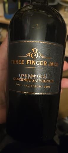 Kalifornijske AVA Lodi Three Finger Jack East Side Ridge 2022