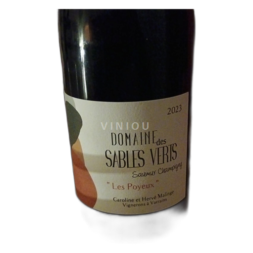 Lugina e Luarës Saumur-champigny Domaine Sables Verts Les poyeux 2023