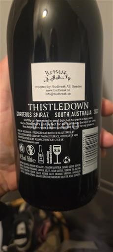 Јужна Аустралија Nespecificirano Thistledown Gorgeous Shiraz Non Millésimé