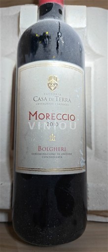 Toskana Boljeri Fattoria Casa di Terra Moreccio 2010