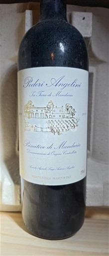 Vin Rouge sec Poderi Angelini 2008 Italia Puglia Primitivo di Manduria DOC