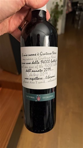 Toskana Fattoria di Gratena Gratena Nero 2019