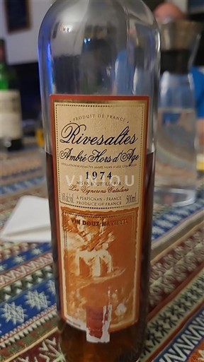 Rusijon Ривсалтес Les Vignerons Catalans Ambré Hors d'Âge 1974