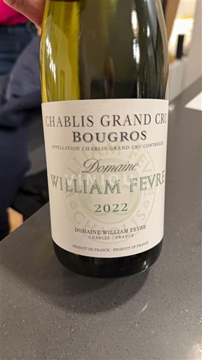 Burgund Chablis Grand Cru Domaine William Fèvre Bougros 2022