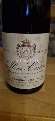 Wines Rouge sec Ch. Rossignol-Jeanniard 1999 France Burgundy Aloxe-Corton AOC