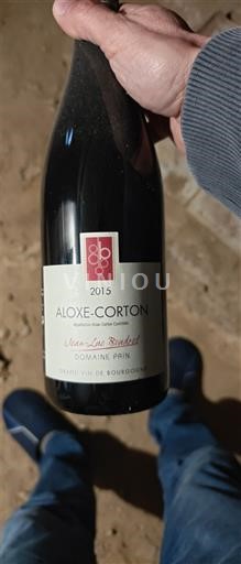 Rượu vang Rouge sec Domaine Prin 2015 Pháp Bourgogne Aloxe-Corton AOC
