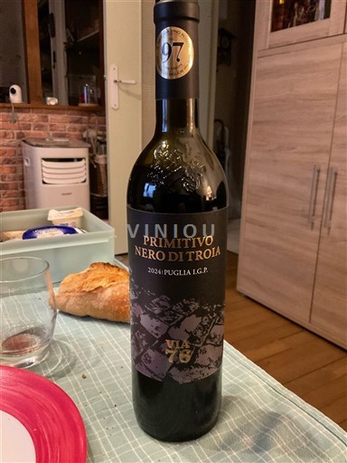 Viner Rouge sec Villa 78 2024 Italien Apulien Ospecificerad DOC