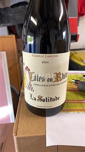 Vin Rouge sec La Solitude Domaine La Solitude 2024 Francuska Рона долина Кот дю Рон AOC