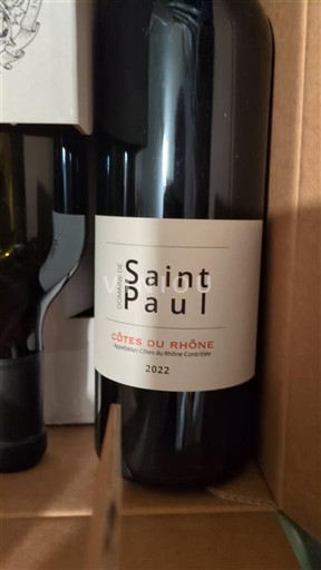 Lugina e Ronës Bregdeti i Rodanit Domaine Saint Paul 2022