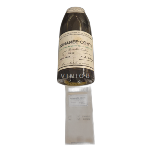 Burgundi Romanée-Conti Romanée-Conti 1959