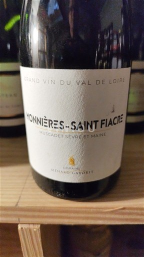 Lugina e Luarës Muscadet-sèvre-et-maine Domaine Ménard-Gaborit Monnières-Saint-Fiacre 2018