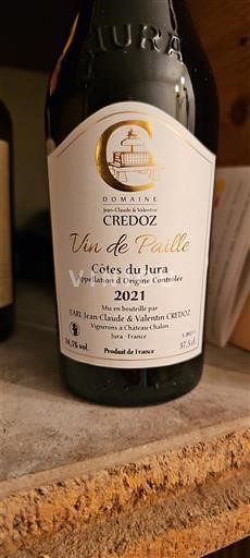 Žura Кот д'Жура Domaine Credoz Vin de Paille 2021