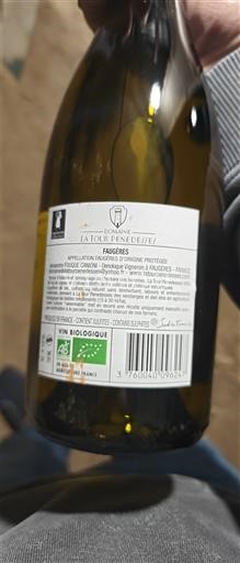 Weine Blanc sec Domaine La Tour Penedesses Non millésimé Frankreich Languedoc Faugères AOC