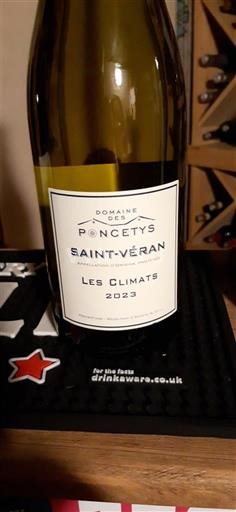 Burgundi Saint-Véran Domaine Poncetys Les Climats 2023