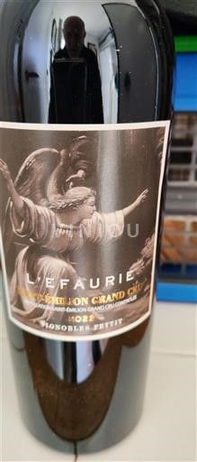 Vin Rouge sec L'Efaurie 2022 Francuska Bordo Сент-Емилион Гранд Кру AOC