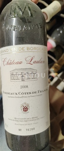 Bordoja E paspecifikuar Château Laulan 2008