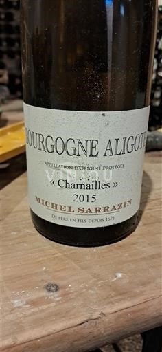 Burgundija Burgundija-aligote Michel Sarrazin Charnailles 2015