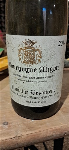 Bourgogne Bourgogne Aligoté Domaine Besancenot 2014