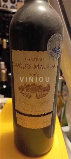 Bordo Bordo superior Château Roques Mauriac 2004