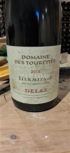 Rhônedalen Hermitage Delas Domaine des Tourettes 2015