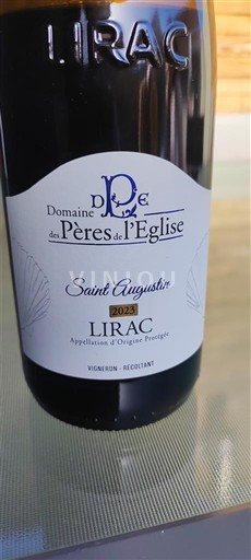 Lugina e Ronës Lirac Domaine Pères de l'Église Saint Augustin 2023