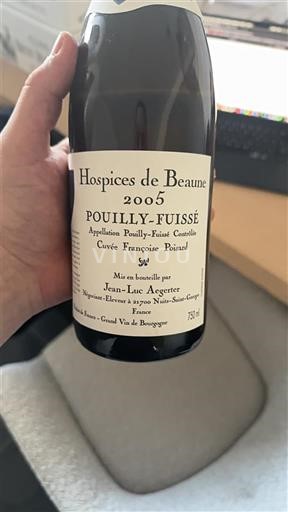 Bourgogne Pouilly-fuissé Hospices de Beaune Françoise Poisard 2005